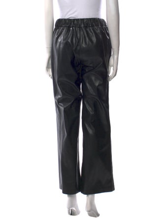 Anine Bing Vegan Leather Wide Leg Pants