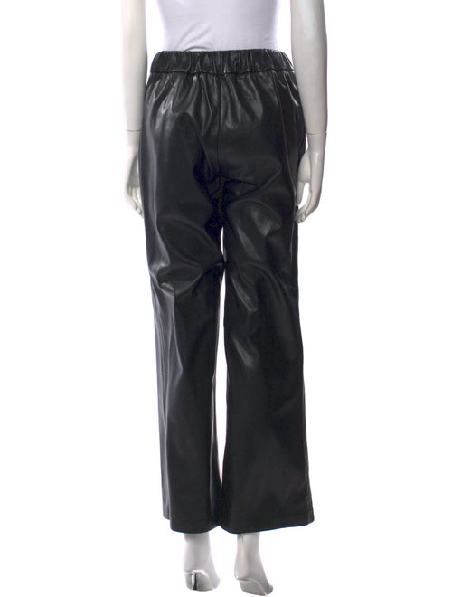Anine Bing Vegan Leather Wide Leg Pants