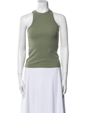 Anine Bing Crew Neck Sleeveless Top