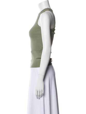 Anine Bing Crew Neck Sleeveless Top