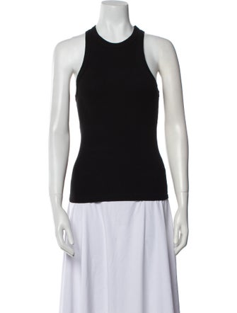 Anine Bing Crew Neck Sleeveless Top