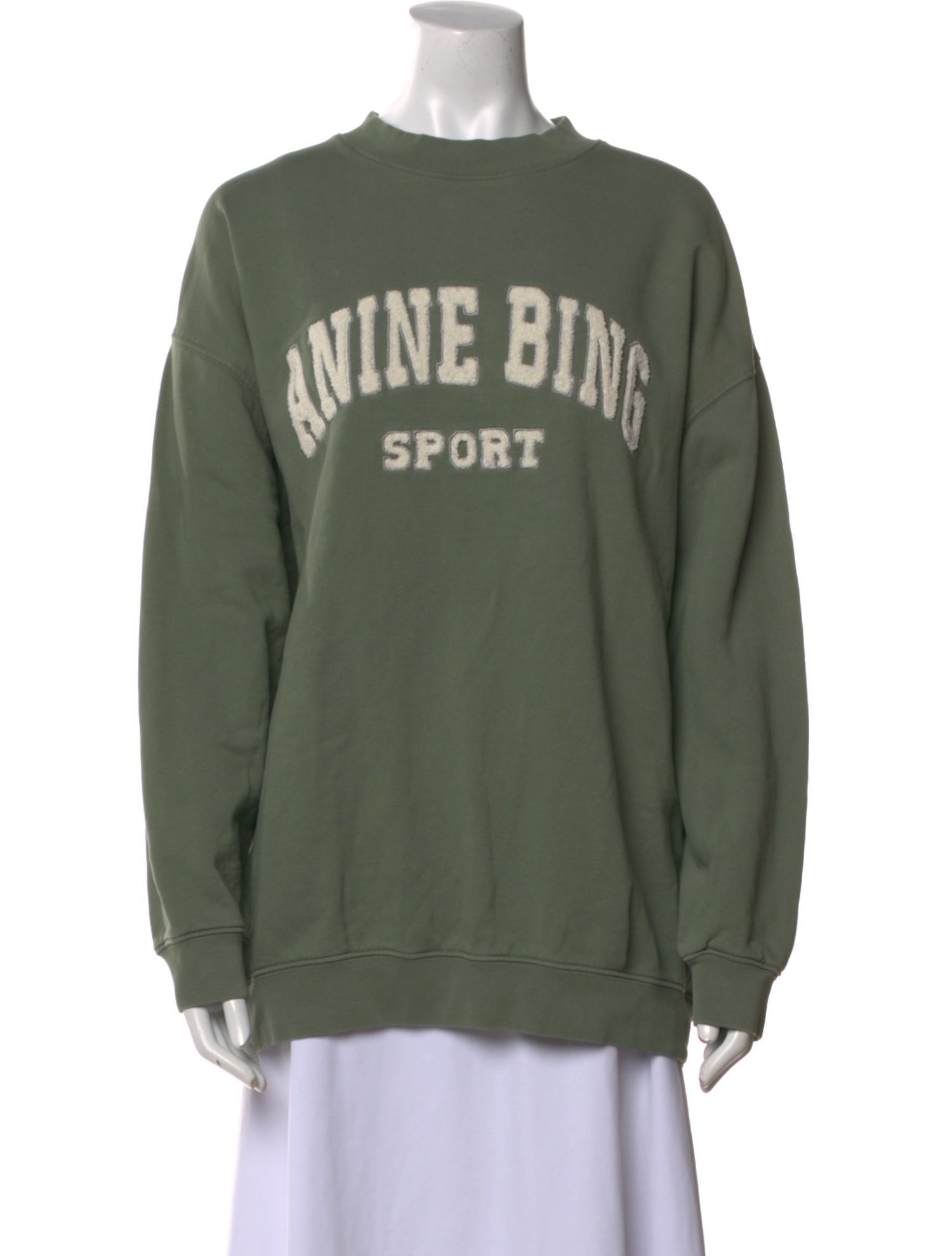 Anine Bing Graphic Print Crew Neck Sweatshirt