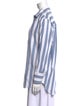 Anine Bing Striped Long Sleeve Button-Up Top