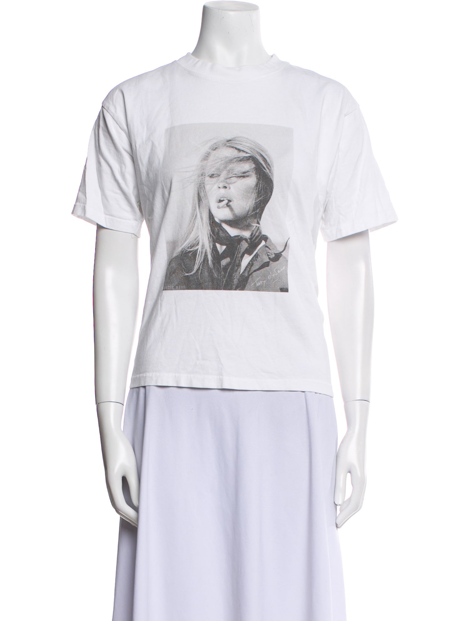 Anine Bing Graphic Print Crew Neck T-Shirt