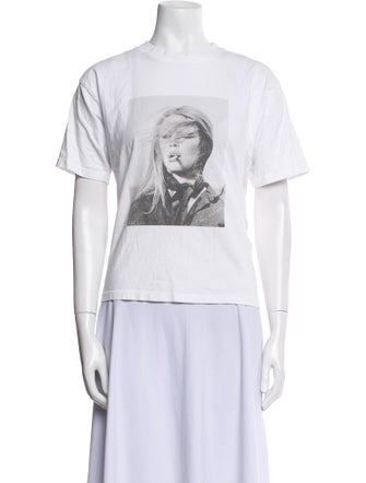 Anine Bing Graphic Print Crew Neck T-Shirt