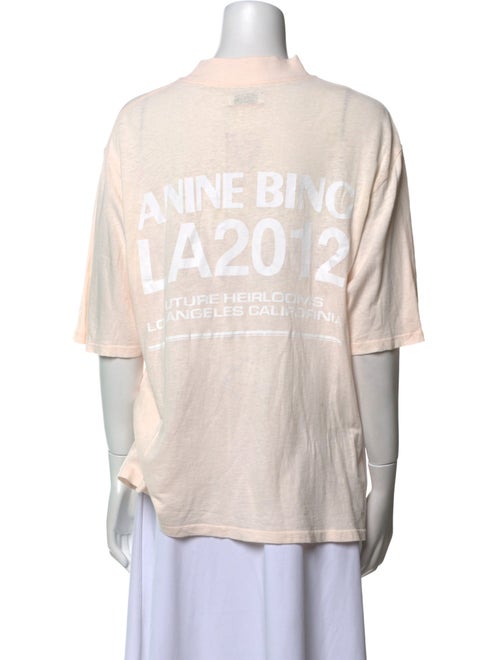 Anine Bing Crew Neck Short Sleeve T-Shirt