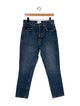 Anine Bing High-Rise Straight Leg Jeans