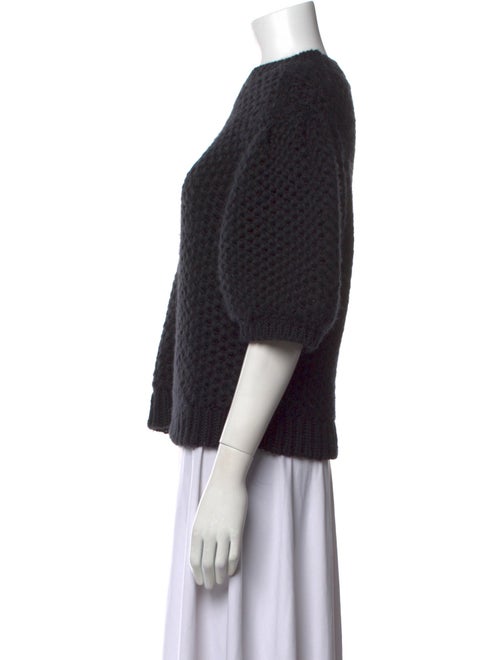 Anine Bing Merino Wool Crew Neck Sweater