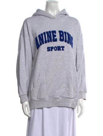 Anine Bing Graphic Print Crew Neck Sweatshirt