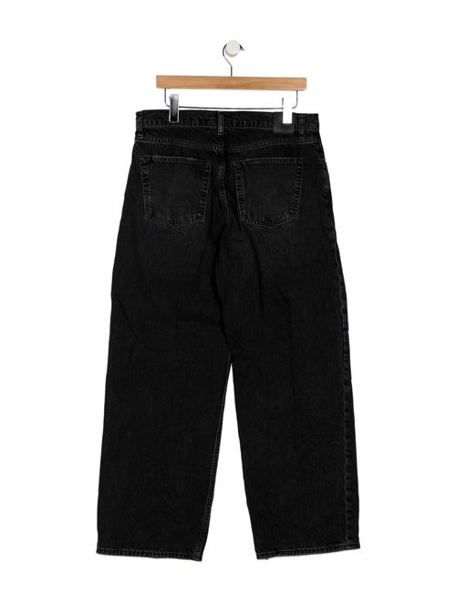 Anine Bing Mid-Rise Wide Leg Jeans