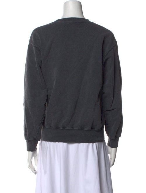 Anine Bing Graphic Print Crew Neck Sweater