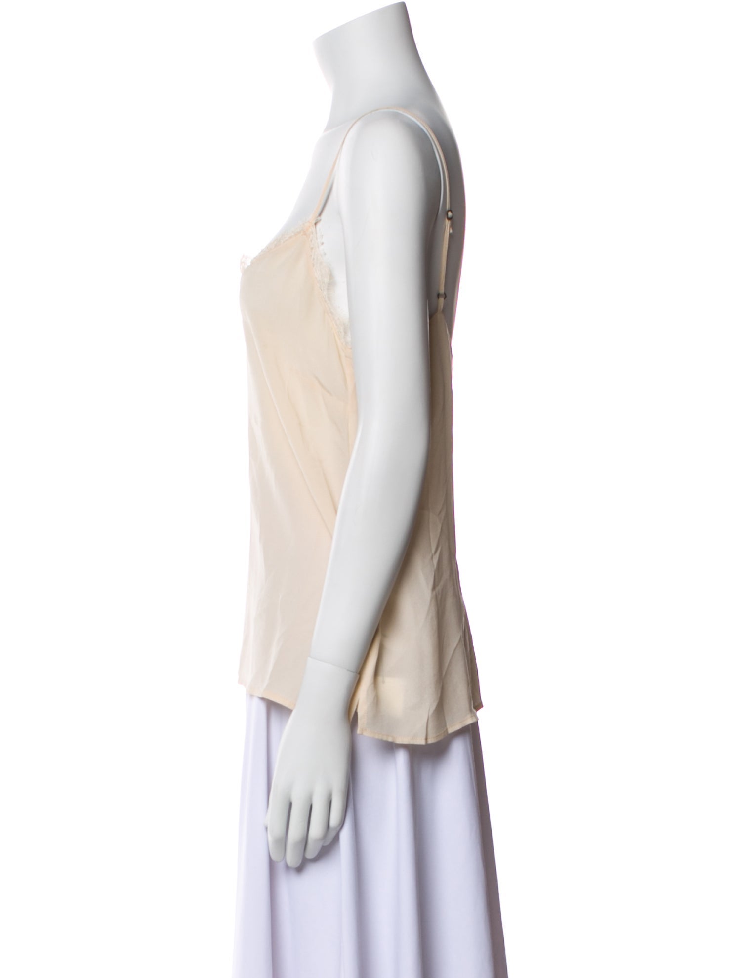 Anine Bing Silk V-Neck Top