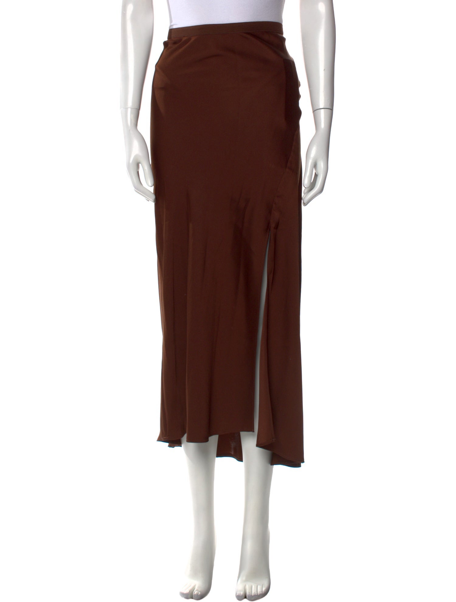 Anine Bing Silk Midi Length Skirt