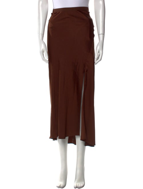 Anine Bing Silk Midi Length Skirt