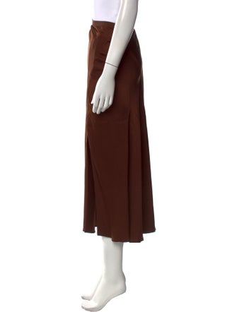 Anine Bing Silk Midi Length Skirt