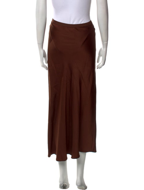 Anine Bing Silk Midi Length Skirt