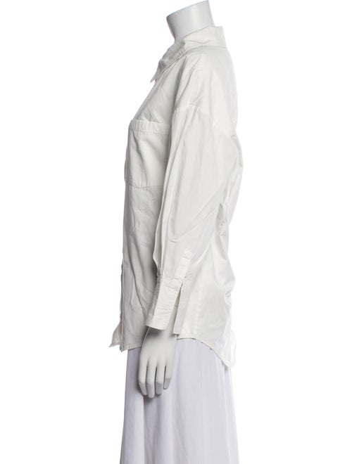 Anine Bing Long Sleeve Button-Up Top