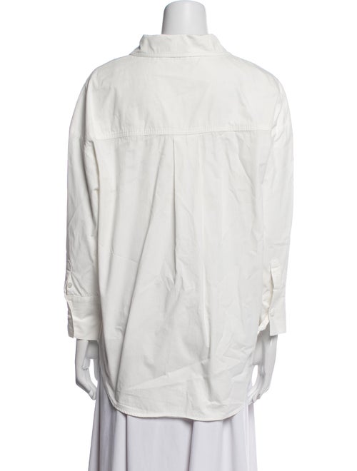 Anine Bing Long Sleeve Button-Up Top