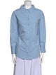 Anine Bing Long Sleeve Button-Up Top