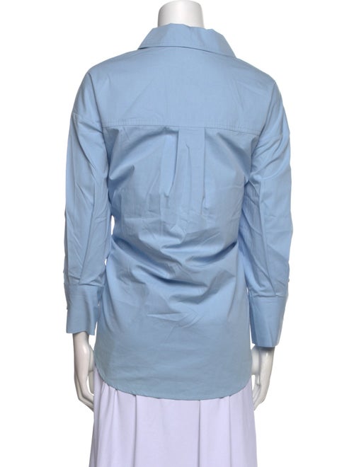 Anine Bing Long Sleeve Button-Up Top
