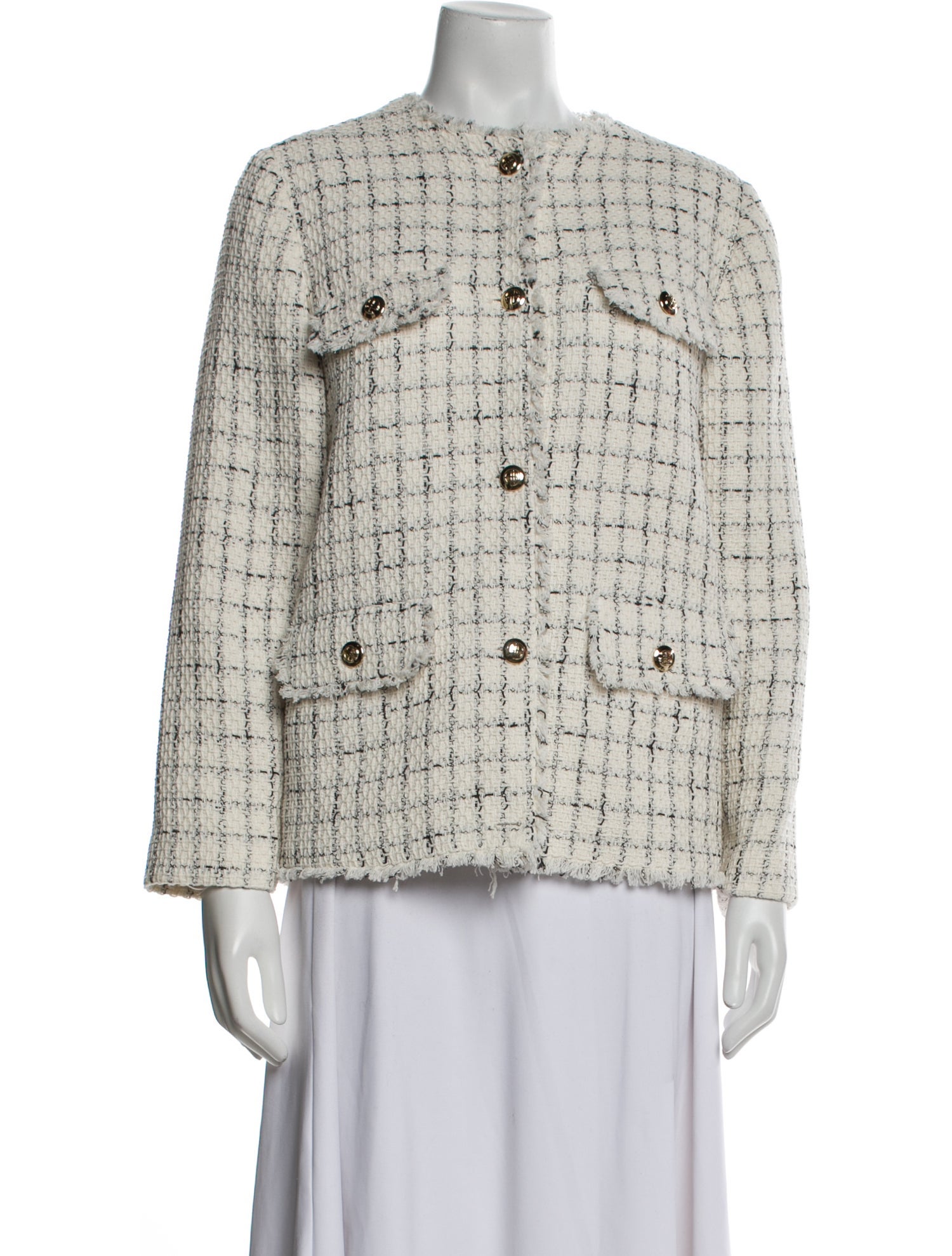 Anine Bing Tweed Pattern Jacket
