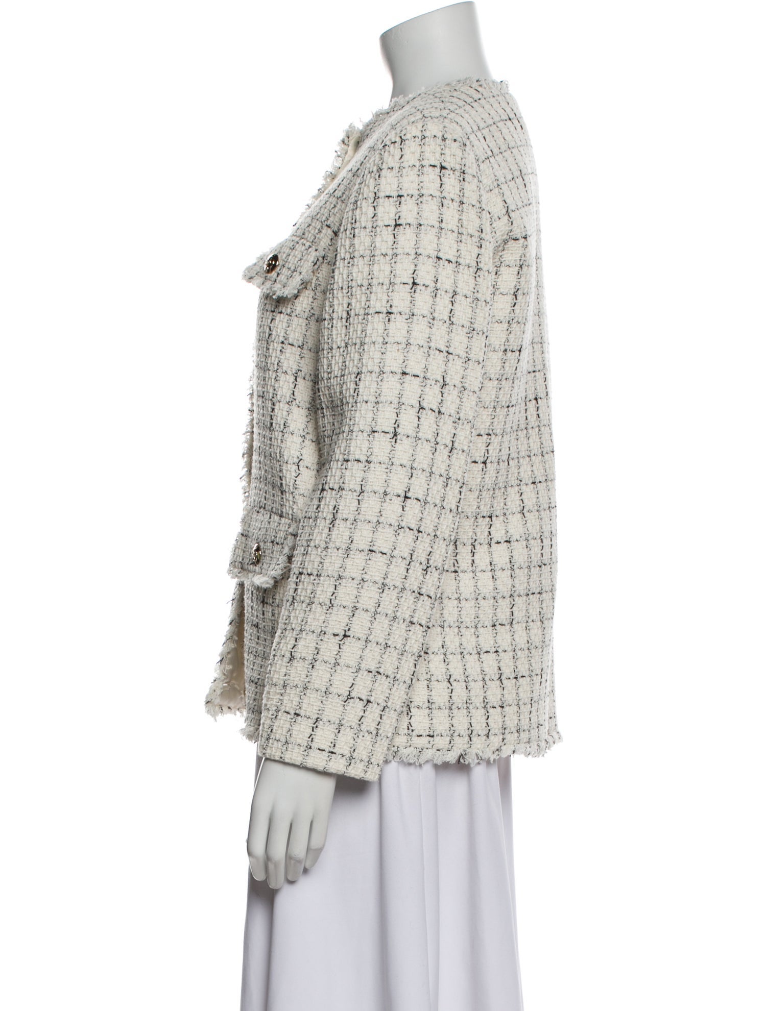 Anine Bing Tweed Pattern Jacket