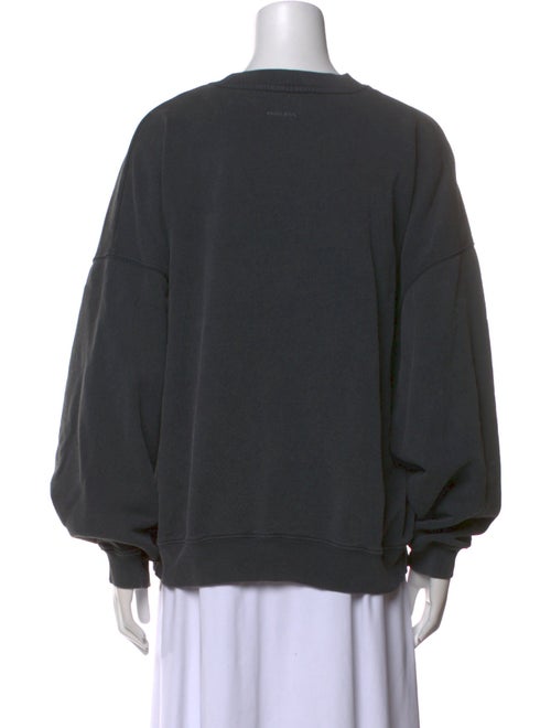 Anine Bing Graphic Print Crew Neck Sweatshirt