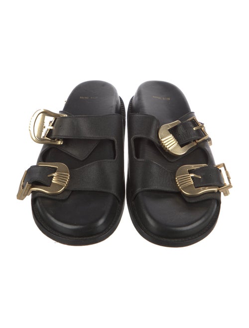 Anine Bing Leather Slides