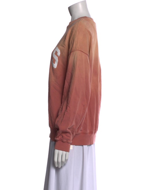 Anine Bing Graphic Print Crew Neck Sweatshirt