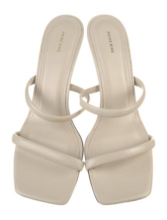 Anine Bing Leather Slides