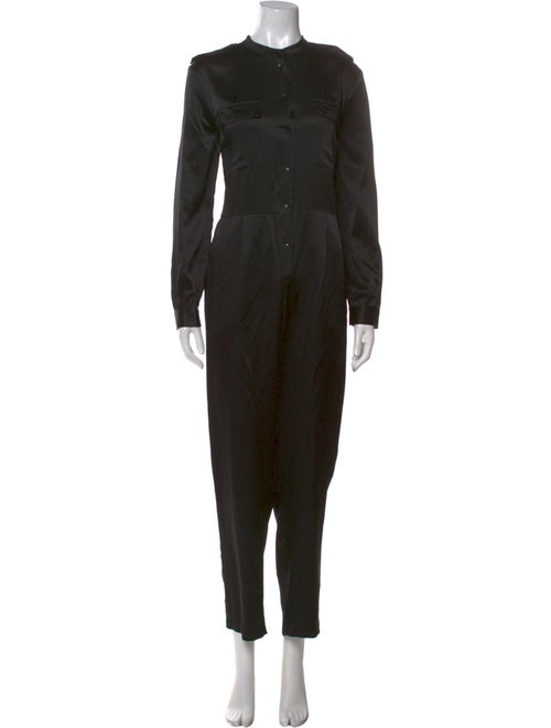 Anine Bing x Helena Christensen Silk Crew Neck Jumpsuit