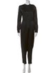 Anine Bing x Helena Christensen Silk Crew Neck Jumpsuit