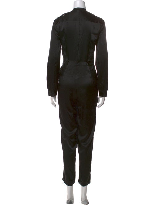 Anine Bing x Helena Christensen Silk Crew Neck Jumpsuit