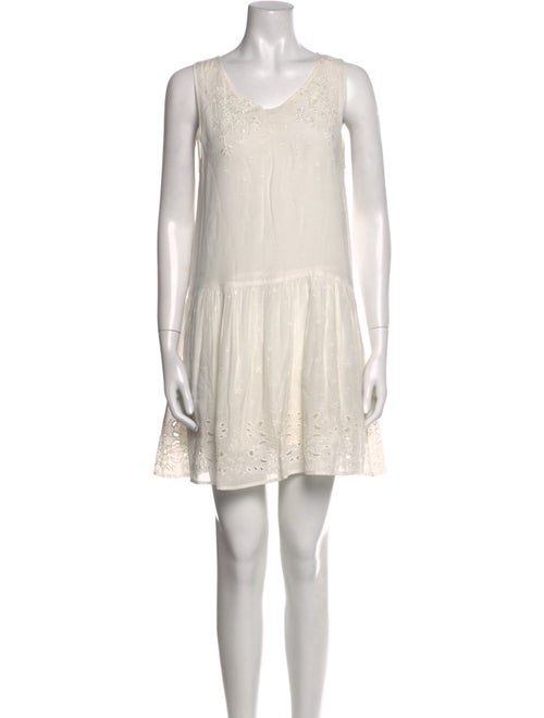 Anine Bing Scoop Neck Mini Dress