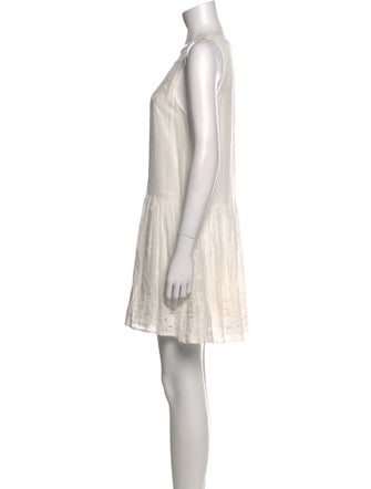 Anine Bing Scoop Neck Mini Dress