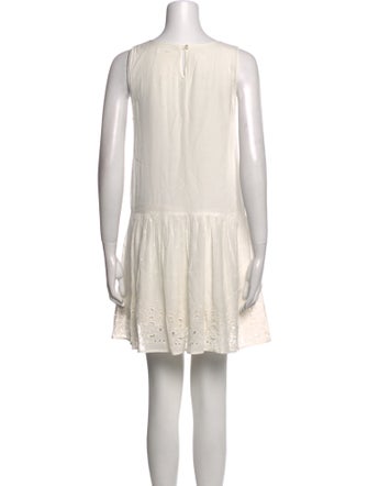 Anine Bing Scoop Neck Mini Dress