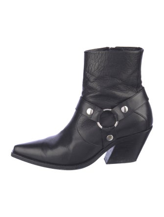 Anine Bing Leather Moto Boots
