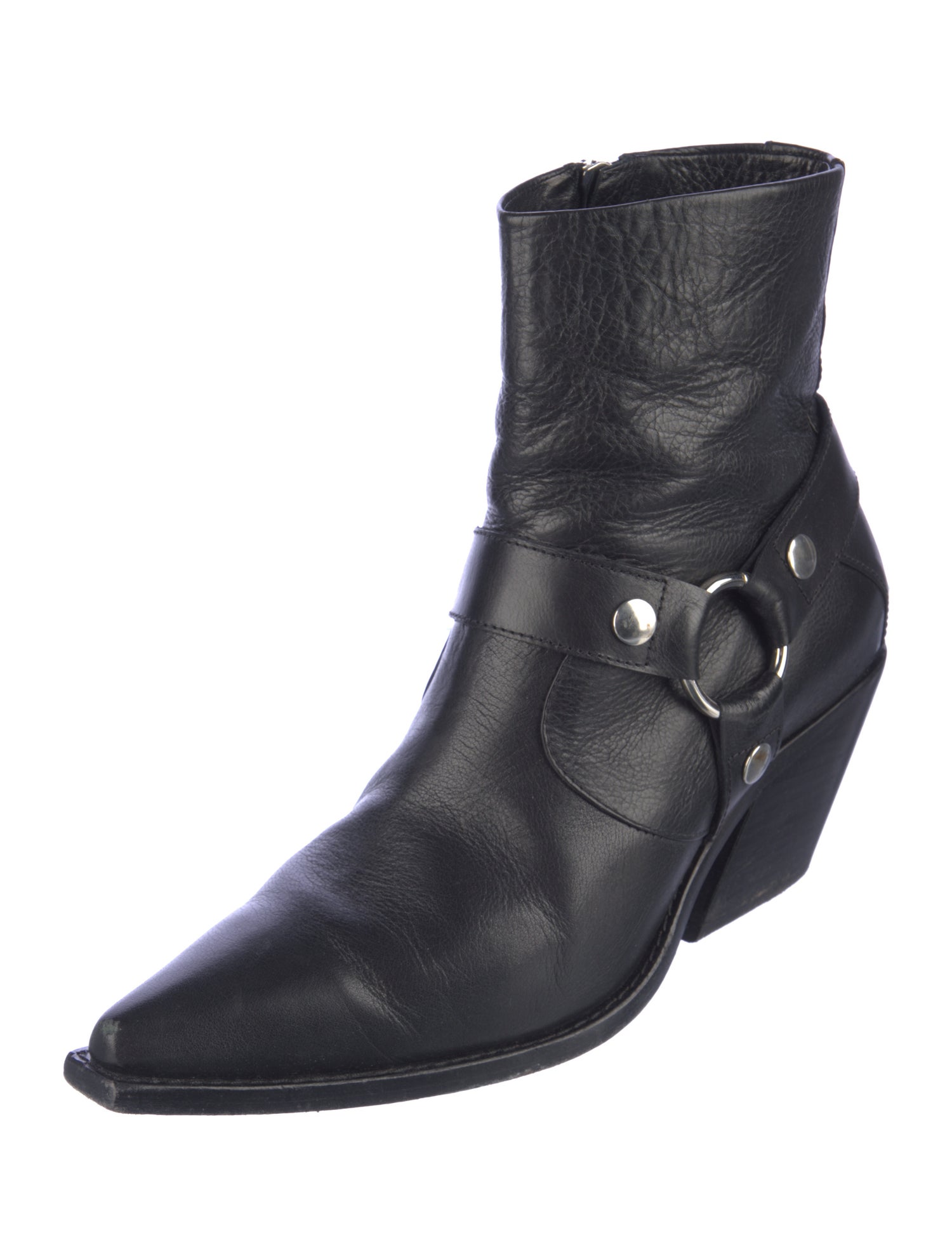 Anine Bing Leather Moto Boots