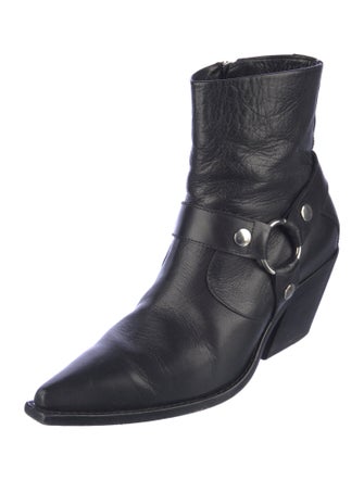 Anine Bing Leather Moto Boots