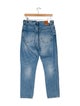 Anine Bing Mid-Rise Straight Leg Jeans