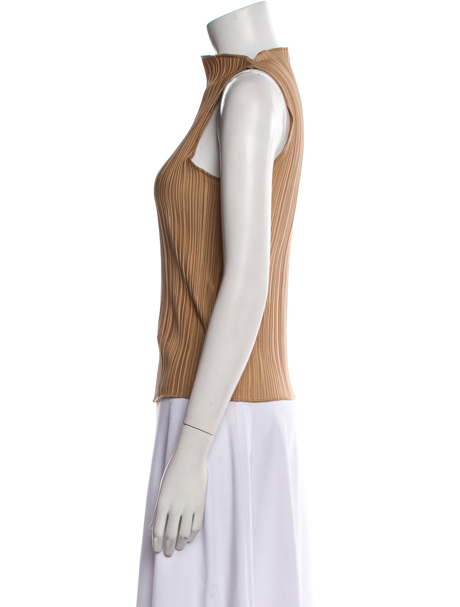 Anine Bing Bateau Neckline Sleeveless Top