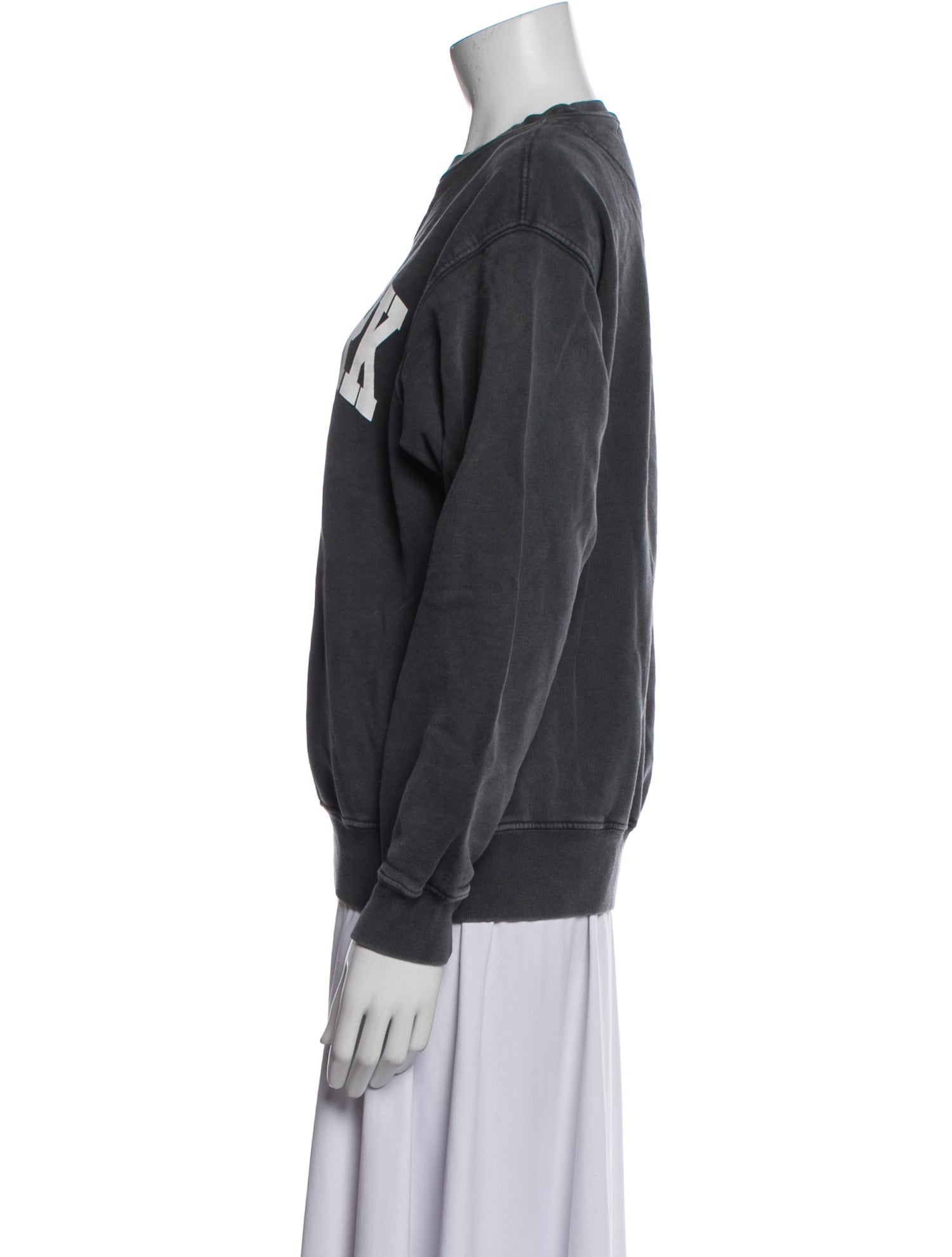 Anine Bing Graphic Print Crew Neck Sweatshirt