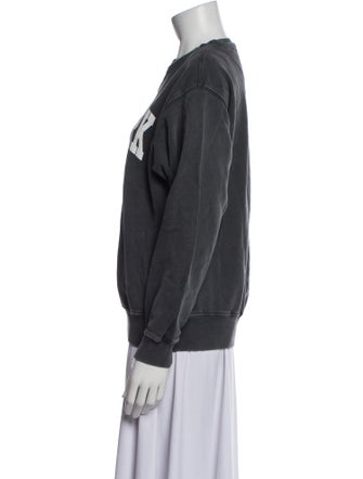 Anine Bing Graphic Print Crew Neck Sweatshirt