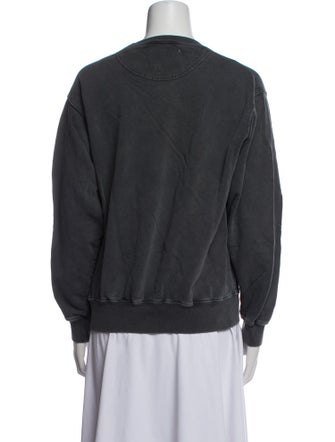 Anine Bing Graphic Print Crew Neck Sweatshirt