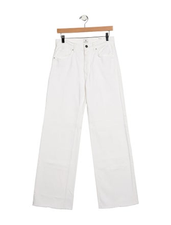 Anine Bing Mid-Rise Wide Leg Jeans