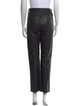 Anine Bing Leather Straight Leg Pants