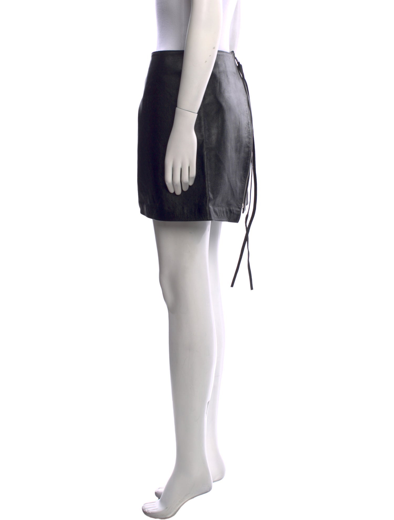 Anine Bing Leather Mini Skirt