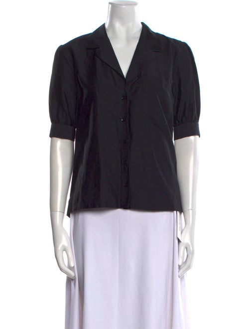 Anine Bing V-Neck Short Sleeve Top