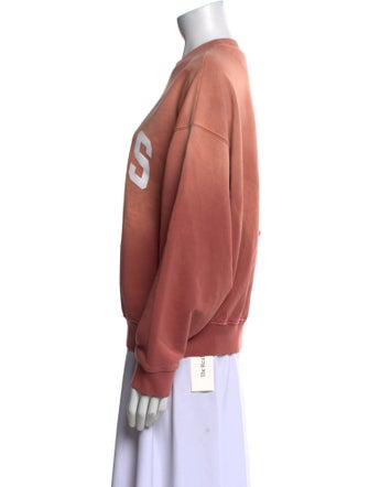 Anine Bing Graphic Print Crew Neck Sweatshirt