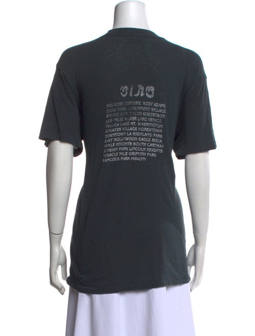 Anine Bing Graphic Print Crew Neck T-Shirt